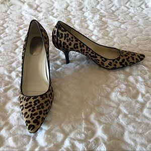 Calvin Klein Dolly Leopard print heels